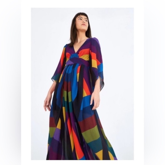 FARM Rio Dresses & Skirts - Farm Rio Julia Stripe Caftan size M